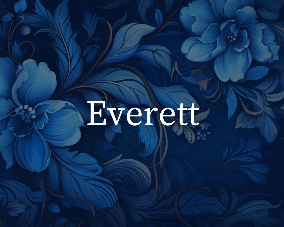 Everett Name Meaning and Significance